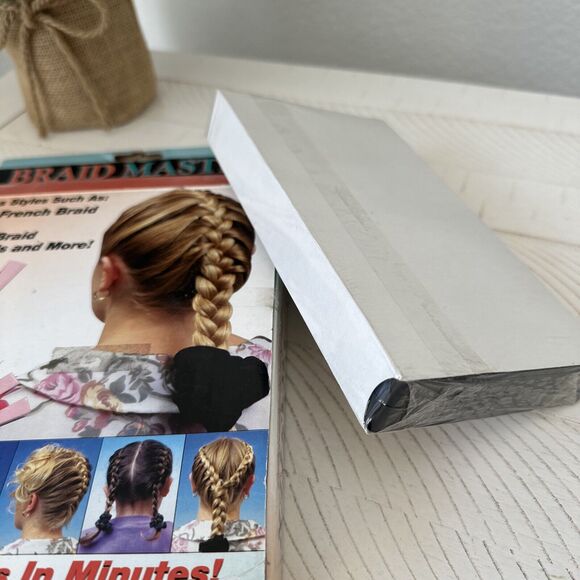 Vintage 90s Braid Master Instructional Video VHS DIY Hand Braiding Hair System - Picture 12 of 12